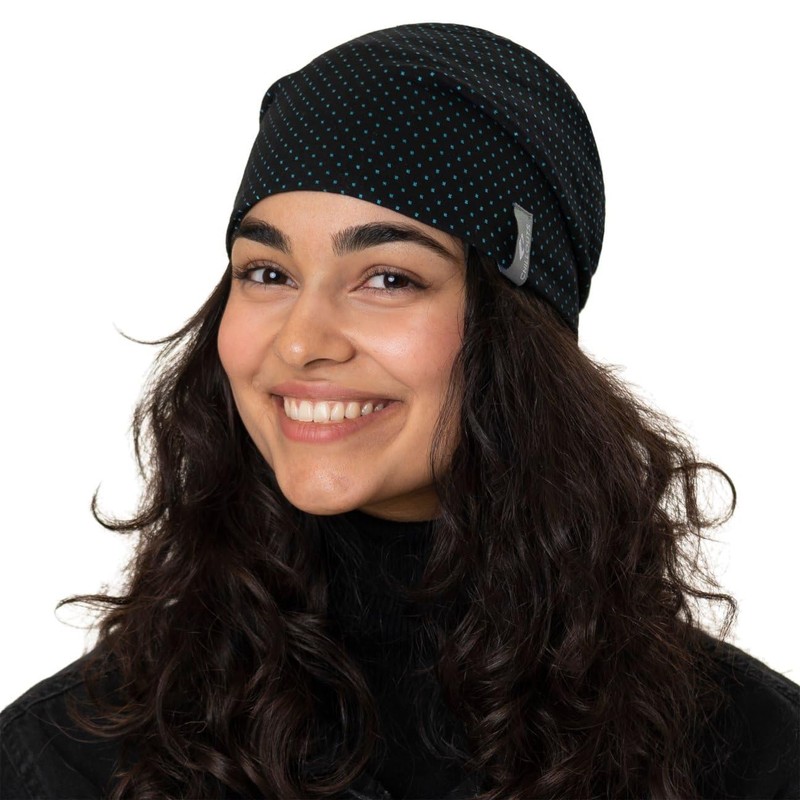 CHILLOUTS Adults' Longbeanie Florence Hat Grey/White Size:One Size