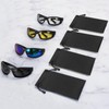 Jeemeele Motorcycle Riding Glasses Motorcycle Goggles 4PCS Padding Goggles Motorcycle