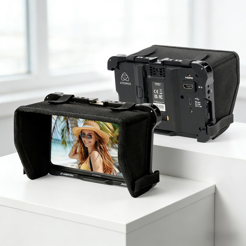 ANDYCINE Monitor Cage for Shinobi II, Shinobi GO with Foldable
