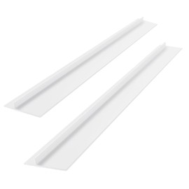Refein Silicone Stove Gap Covers, Kitchen Counter Gap Filler, 25 Inch Long Gap Filler Sealing Spills Between Kitchen Appliances Washing Machine and Stovetop, Set of 2 Stove Counter Guard