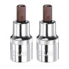 sourcing map 2pcs 5/16" Hex Bit Socket 1/2" Square Drive