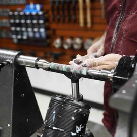 Legacy Premium Resin Pen Blanks - Crimson Mint (Mint Green and Red Swirl), 5" Long, 5 Pack, For Pen and Project Kits, Woodturning and Crafts