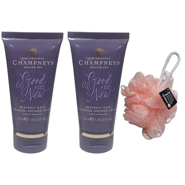 Ch@mpneys Health Spa Heavenly Days Relaxing Shower Cream,2X50ml,mini Travel Size