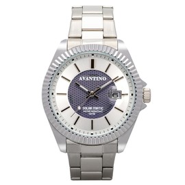 [クレファー] 腕時計 アナログ メンズ ソーラー アバンティーノ シルバー AV-AM402-SVS