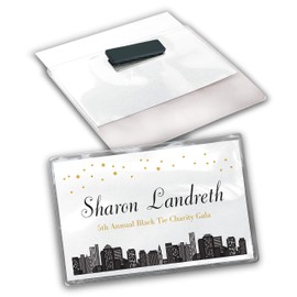 Avery 3" X 4" Magnetic Name Tag Badge Kit, 24 Magnetic Name Badges Holders and Card Inserts, Laser/Inkjet, Printable and Handwrite Cards, Top Loading Badge Holder (8780)