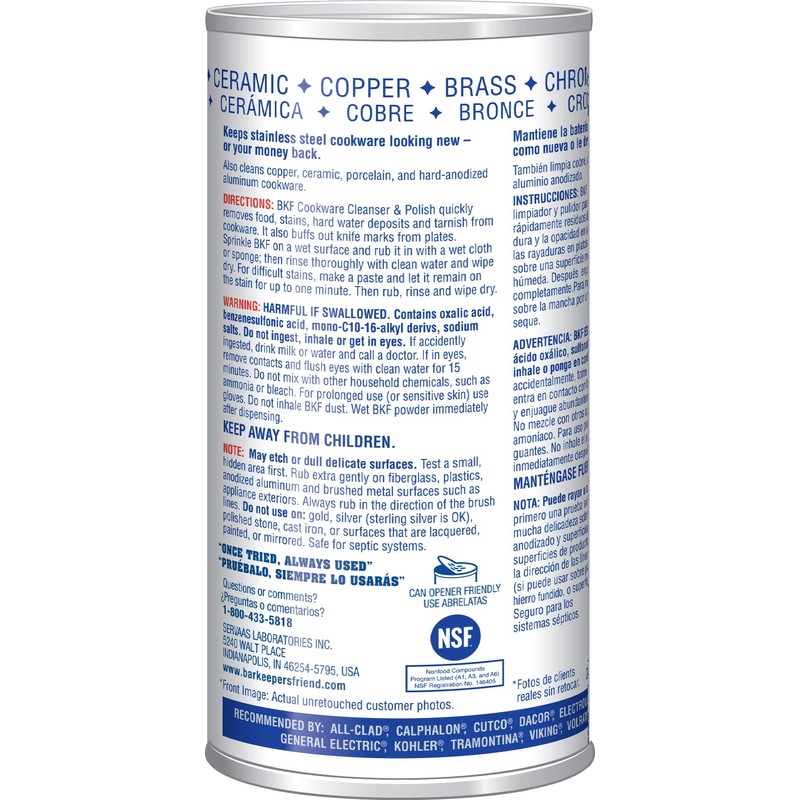Bar Keepers Friend Superior Cookware Cleanser & Polish | 12-Ounces