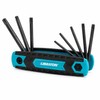 Folding Allen Wrench Set for Household Repairs – Chrome Vanadium