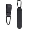 2X Pram Hook Clips,Cup Holder for Pram,Leather Style Pushchair Hooks,Buggy