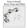 TopHomer 100-Pack Chandelier Connector Clip Chandelier Bowtie Pin Replacement Light