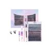 560pcs Kit Extensiones De Pestañas Negras - Efecto Natural