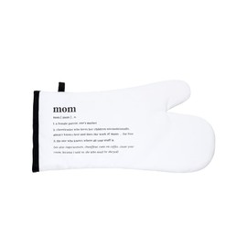 About Face Designs Defined Collection-Cotton Oven/Grill Mitt, One Size, Mom