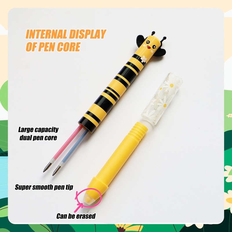 Pack of 12 Erasable Pens, 0.7 mm Erasable Ballpoint Pens