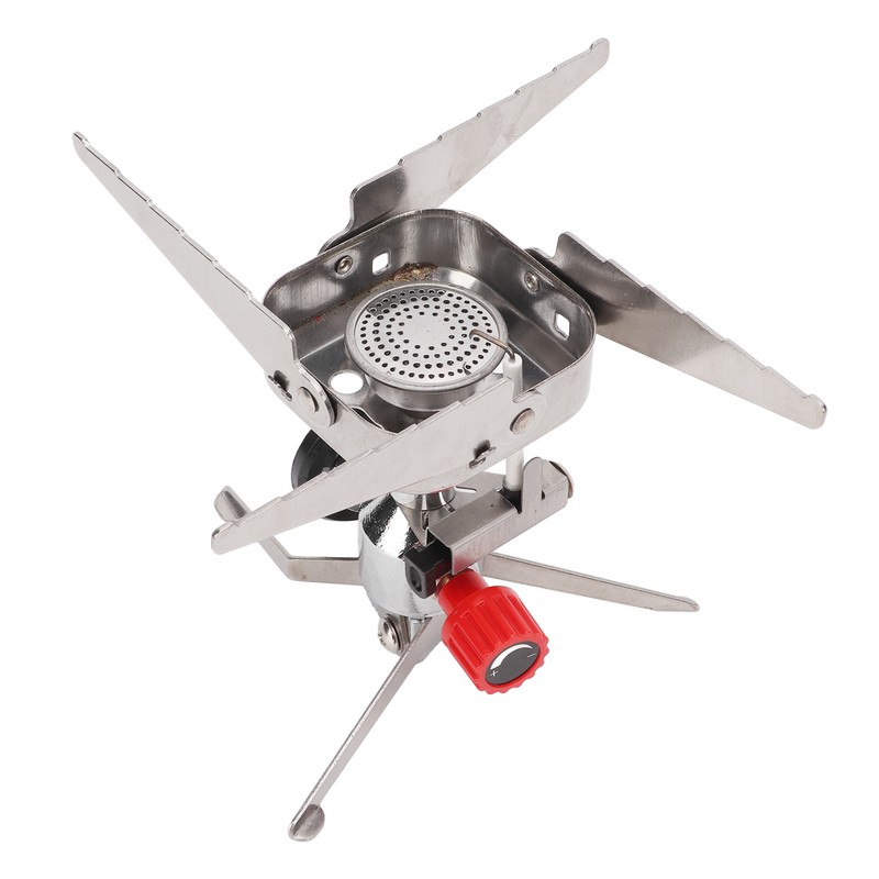 Folding Pocket Stove Camping Emergency Gas Stove Ultralight for Outdoor