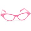 Hip Hop 50's Shop Kids Cat Eye Glasses (Child/Youth, Hot