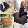 Winsyison 4pcs Leather Purse Band with Rivets, 28.15in, Coffee &
