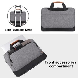 DOMISO 13.5-14 Inch Laptop Sleeve 14 Inch Laptop Case Ultrabook Notebook Carrying Case Shoulderbag for MacBook Pro 14 Inch 2021 Model A2442 with M1 Pro/ M1 Max Chip & Touch ID,Grey