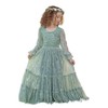 LalaMira Flower Girl Dress Lace Boho Toddler Dresses Ruffle Girl