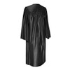 Endea Graduation Shiny Cap and Gown (Black, 51 (5'6" -