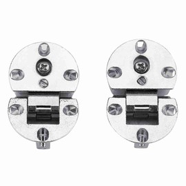2pcs Butler Tray, Folding Table Hinge, 90 Degree Hinge Drop Front Desk Drawer Butt Hinge for Table Cupboard Cabinet Furniture Doors, Zinc Alloy