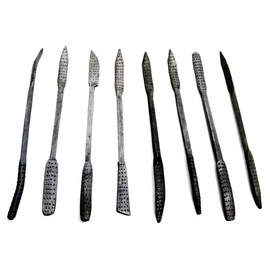 8pc Riffler Wood Rasp Set In Wallet