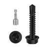 Mellewell #14 x 1 Hex Washer Head Self Drilling Screws,