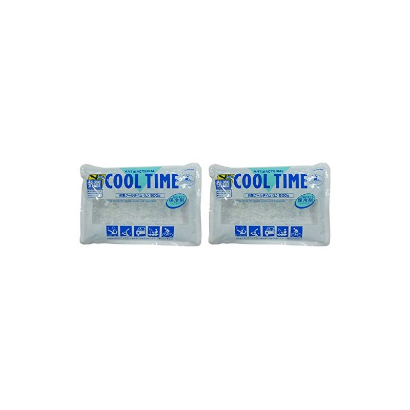 Captain Stag UZ-13186 Ice Packs, Antibacterial Cool Time, Cold Retention,