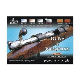 LIFECOLOR Camouflage Colours Set Guns And Weapons