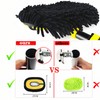 MVEQRRN Upgrade Car Wash Brush Mop with Long Handle,Microfiber Mitt