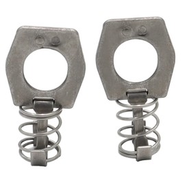 Gatuida 2 Pack Water Heater Door Latch Camper Water Heater Parts Stainless Steel