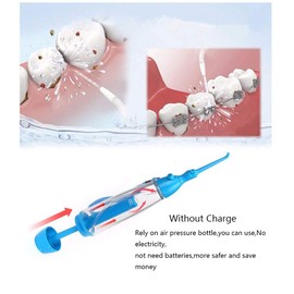 Practical Portable Water Flosser Jet Cleaning Tooth Mouth Denture Cleaner Dental Hygiene Floss Dental Manual Oral Irrigator