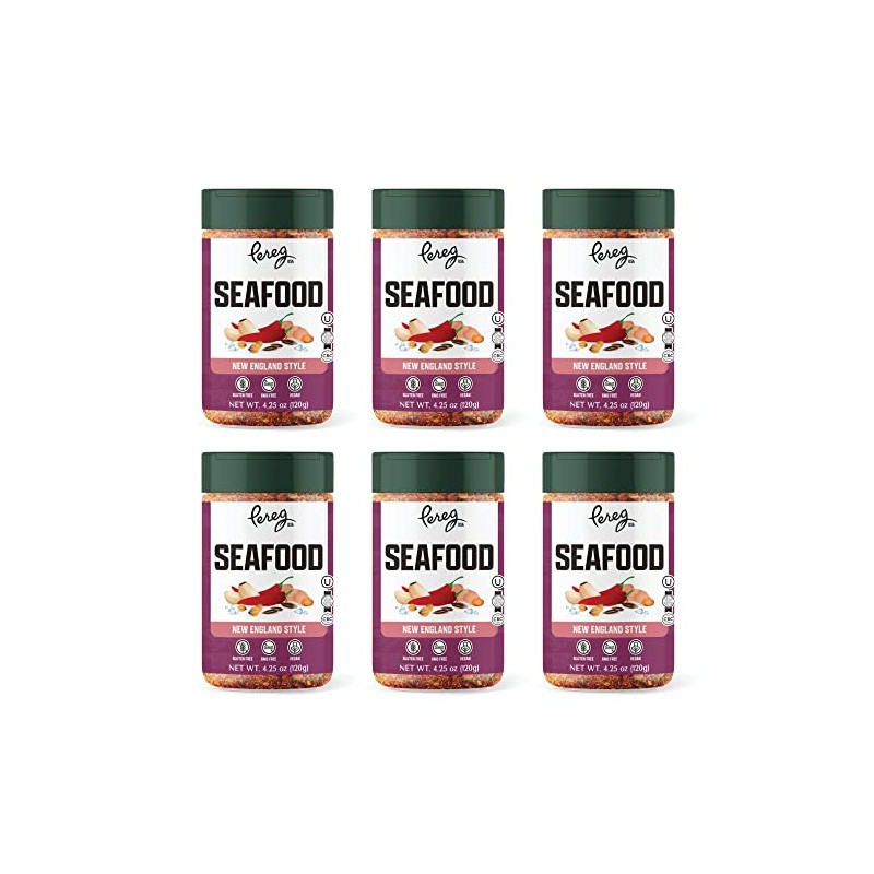 Pereg Seafood Seasoning (4.25 Oz x 6 Pack) - Seafood
