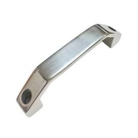 Heavy Duty 304 Stainless Steel Bow Door Handle, Handle handrail bar, Suitable for Drawers, cabinets, Entrance Door Handles (Hole spacing: 5-7/8"(150mm))