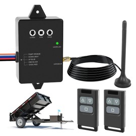 NeaLia Wireless Dump Trailer Remote Control Kit, Upgraded Dump Trailer Remote Controller 3-Wire/4-Wire, 12V Hydraulic Lift Winch Tilt Cordless Power Distribution Controller System for Hydraulic Pumps