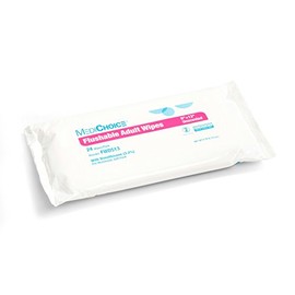 MediChoice Flushable Wipe, Unscented, 8 In. x 12 In.,1314FWD513 (Case of 576)