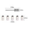 100 Pcs Sanding Bands for Nail Drill, 240 Grit Nail