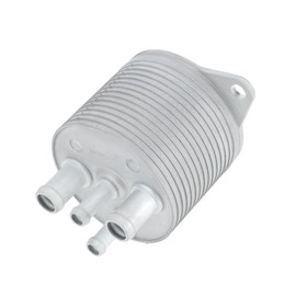 A ABSOPRO Engine Oil Cooler No.31237AA100 for Subaru Ascent 2.4L 2019-2025 Transmission Oil Cooler Trans Cooler Aluminum Alloy Silver Tone 1 Pcs