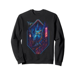 Owl Cyberpunk - Futuristic Sweatshirt