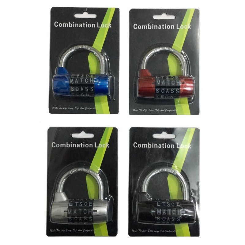 Padlock,combination padlock,5 dial padlock,5 letter lock,5 code padlock,gym locker lock,for