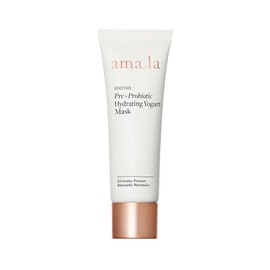 Amala Pre+Probiotic Hydrating Yogurt Mask with Nourishing Yogurt Probiotics, Vitamin F, Caper Berry Extract. Smoother and Softer Complexion (50ml)