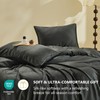 Simple&Opulence Cooling Duvet Cover Set Queen Size, 3 Pcs 100%