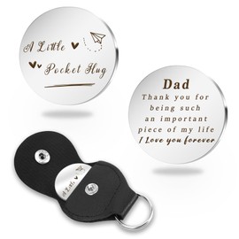 fuakUip Father's Day Gifts,Dad Gifts,Fathers Day Gift from Daughter,Presents for Dad,Father Birthday Presents,Pocket Hug Gift