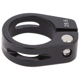 Keenso 28,6mm Abrazadera de tubo de bicicleta,Aleación de Aluminio de Abrazadera de Asiento
