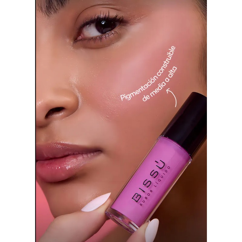 Rubor Líquido Bissú Tonos Tono Del Maquillaje 09 Bestie