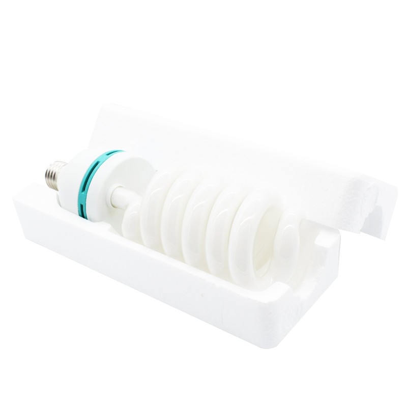 Foto&Tech Photography Daylight Bulb 65W 6500K 120V White Spiral Fluorescent