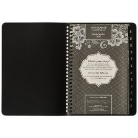 AT-A-GLANCE Weekly / Monthly Planner / Appointment Book 2017, 13 Months, 5-1/2 x 8-1/2, Lacey (541-200) by At-A-Glance