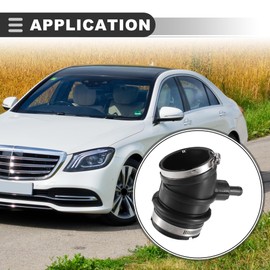 Motoforti Engine Air Intake Hose, Upper Air Intake Duct Tube Pipe, for Toyota 4Runner 1999 2000, Rubber, No.1788262010, Black