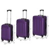 Leavader Luggage Sets 3 Piece with 4 Universal Wheels, Trolley