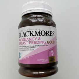 blackmores pregnancy and breastfeeding gold 180 Cap. Exp.09/27