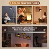 HMLUESR Rechargeable Light Bulbs with Remote Control, 3600mAh E26 Base
