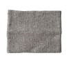 No Sewing Fabric Organic Cotton Yak Neck Warmer, gray